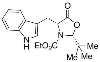(2S,4S)-2-(tert-Butyl)-3-(ethoxycarbonyl)-4-(indol-3-yl-methyl]-1,3-oxazolidin-5-one