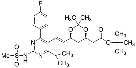 tert-Butyl-7-[4-(4-fluorophenyl)-6-isopropyl-2-mesylaminopyrimidin-5-yl]-(3R,5S)-isopropylidine-(E)-6-heptenoate