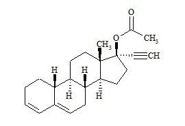 Ethynodiol Impurity (17-alfa-Ethinyl-17-beta-Acettoxy-3,5-Estradien Impurity)