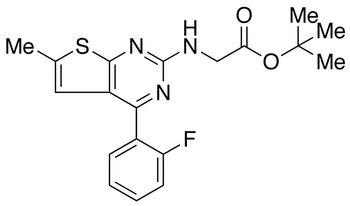 tert-Butyl 2-[4-(2-Fluorophenyl)-6-methylthieno[2,3-d]pyrimidin-2-ylamino]acetate