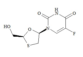 Emtricitabine impurity (2,3’-dideoxy-5-fluoro-3-thiouridine)