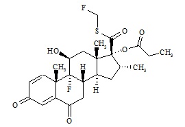 Fluticasone Impurity (6-Desfluoro-6-Oxo Propionate)