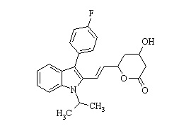 Fluvastatin lactone (racemic mixture)