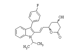 Fluvastatin lactone-mixture of four isomers
