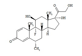 (6α,11)-9-Fluoro-11,17,21-trihydroxy-6-methylpregna-1,4-diene-3,20-dione