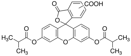 5(6)-Carboxyfluorescein Diisobutyrate