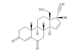Gestodene Impurity E (6-keto Gestodene )