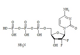 Gemcitabine triphosphate tri(triethylamine) salt