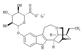 Noribogaine Glucuronide Lithium Salt