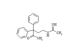 Imidafenacin Related Compound 6 (4-Acetimidoylamino-2,2-Diphenylbutanamide)