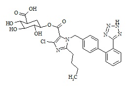 Losartan Carboxylic Acid Acyl-Beta-D-Glucuronide