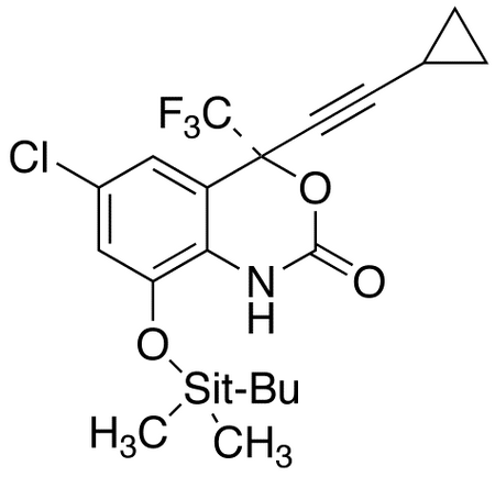 6-Chloro-8-(tert-butyldimethylsilyloxy)-4-(cyclopropylethynyl)-1,4-dihydro-4-(trifluoromethyl)-2H-3,1-benzoxazin-2-one