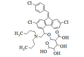 Lumefantrine glucuronide (mixture of diasteromers)