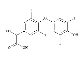 2-Hydroxy-2-(4-(4-hydroxy-3,5-diiodophenoxy)-3,5-diiodophenyl)acetic acid