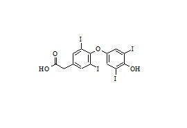 2-(4-(4-Hydroxy-3,5-diiodophenoxy)-3,5-diiodophenyl)acetic acid