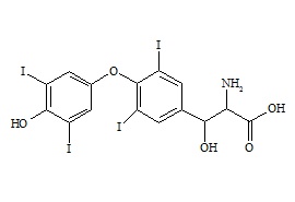 O-(4-Hydroxy-3,5-diiodophenyl)-3,5-diiodo-beta-hydroxy-L-tyrosine