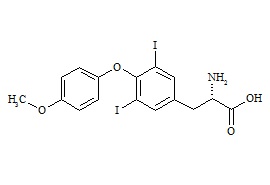 Levothyroxine Related Compound (2-Amino-3-(3,5-diiodo-4-(4-methoxyphenoxy)phenyl)propanoic acid)