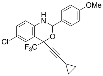6-Chloro-4-(cyclopropylethynyl)-1,4-dihydro-2-(4-methoxyphenyl)-4-(trifluoromethyl)-2H-3,1-benzoxazine (Mixture of diastereomers)