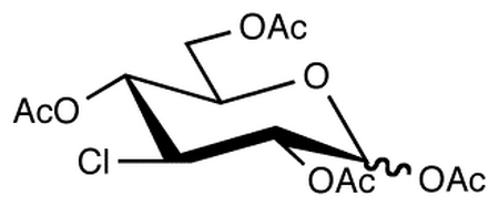 3-Chloro-3-deoxy-1,2,4,6-tetra-O-acetyl-D-glucopyranose