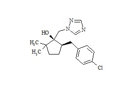 S(OH), R-Metconazole ((-)-cis-5-[(4-chlorophenyl)methyl]-2,2-dimethyl-1-(1H-1,2,4-triazole-1-ylmethyl]cyclopentanol)