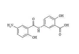 5-Amino-2-((5-amino-2-hydroxybenzoyl)amino)benzoic acid