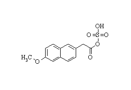 6-Methoxy-2-naphthylacetic acid sulfate