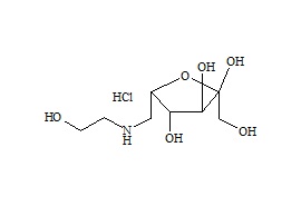 6-Deoxy-6-[(2-hydroxyethyl)amino]-β-L-sorbofuranose HCl