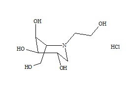 N-(2-Hydroxyethyl)-1-deoxy-L-altronojirimycin (Miglitol Impurity)