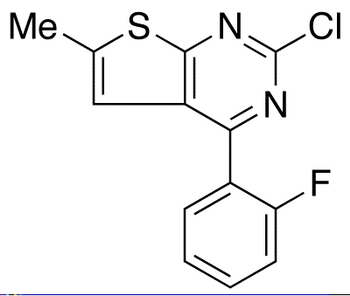 2-Chloro-4-(2-fluorophenyl)-6-methylthieno[2,3-d]pyrimidine