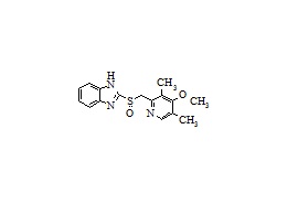 2-[[(4-Methoxy-3,5-dimethylpyridin-2-yl)methyl]sulphinyl]-1H-benzimidazole