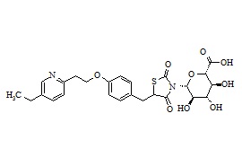 Pioglitazone N-beta-D-Glucuronide (Mixture of Diastereomers)