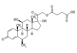 6β-Methyl hydrocortisone 21-hydrogen succinate