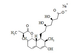 Pravastatin impurity (6a-OH-iso-compactin OH acid)