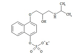 4-Hydroxy propranolol sulfate potassium salt