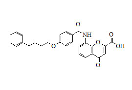 4-Oxo-8-[4-(4-phenylbutoxy)benzoylamino]-4H-1-benzopyran-2-carboxylic Acid
