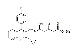 Pitavastatin 3-Oxo Sodium