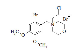 Pinaverium Impurity II (4-(2-bromo-4,5-dimethoxyphenyl)methyl(N-chloroethyl)morpholinium Bromide)