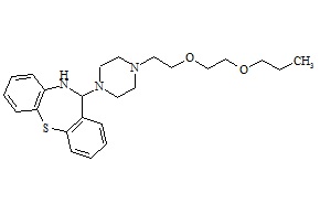 2-[2-(4-Dibenzo[b,f][1,4]thiazepine-11-yl-1-piperazineyl)ethoxyl]-1-ethyl ethanol