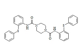 Quetiapine Impurity (N,N’-bis[(2-phenylthio)phenyl]-1,4-piperazinedicarboxamide)