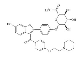 Raloxifene-4’-Glucuronide Lithium Salt