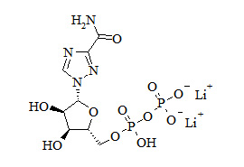 Ribavirin 5’-Diphosphate Lithium Salt