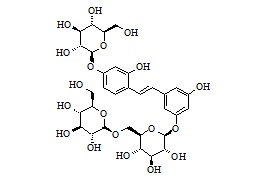 Oxyresveratrol  3-O-D-glucopyranosyl-D-glucopyranoside