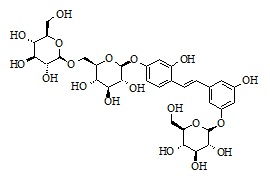 Oxyresveratrol  6-O-D-glucopyranosyl-D-glucopyranoside