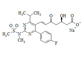Rosuvastatin Impurity Sodium Salt (5-Oxo Rosuvastatin Sodium Salt)