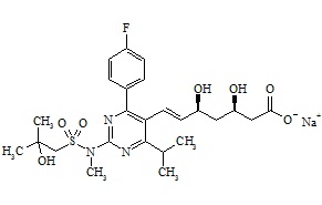 Rosuvastatin Related Compound 01 Sodium Salt