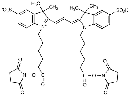 Cyanine 3 Bihexanoic Acid Dye, Succinimidyl Ester, Potassium Salt