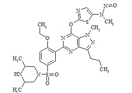 Nitroso-prodenafil