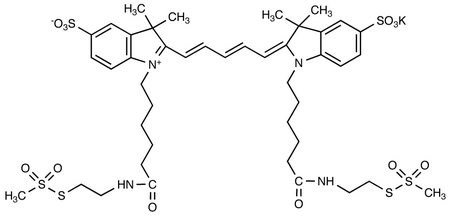 Cyanine 5 Bisfunctional MTSEA Dye, Potassium Salt