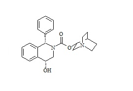 (1S,4R)-3,4-Dihydro-4-hydroxy-1-phenyl-2-(1H)-isoquinolinecarboxylic acid (3R)-1-azabicyclo[2,2,2]oct-3-yl ester
