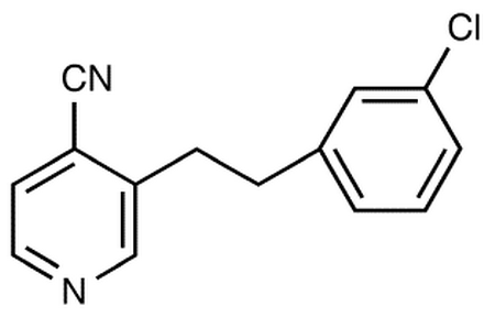 4-Cyano-3-(3-chlorophenylethyl)pyridine